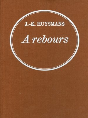 cover image of A rebours